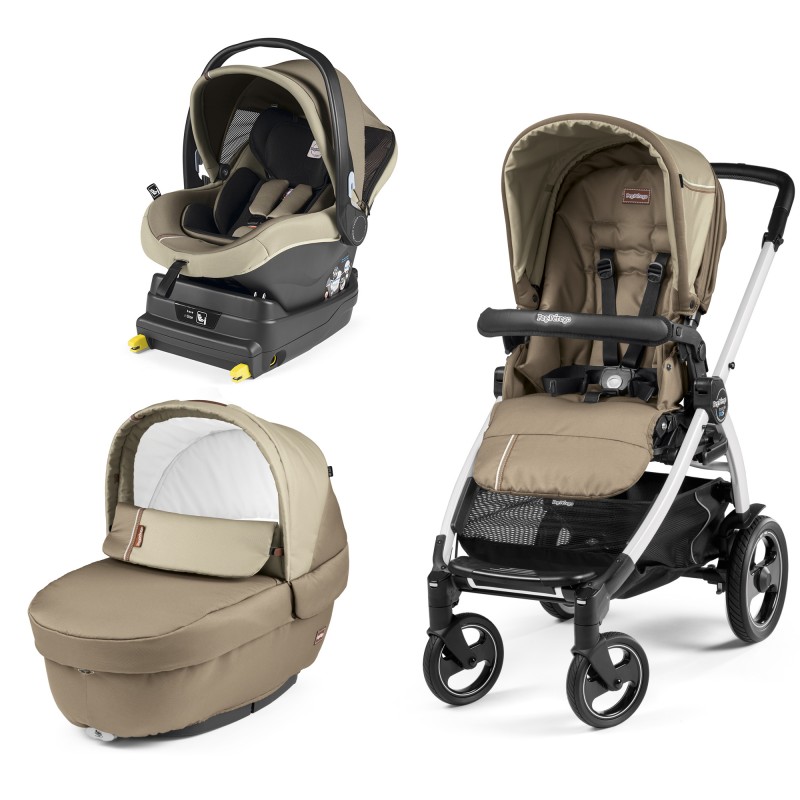 Carucior 3 In 1 Peg Perego Book Plus 51 S Titania White i-Size Class