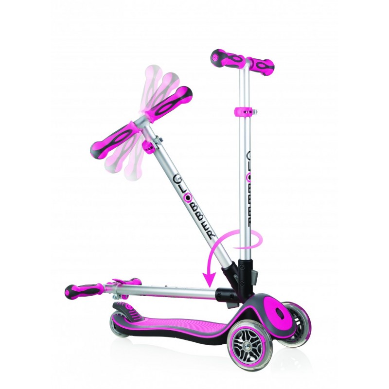 Trotineta  Elite Lights Wheels Roz Glober