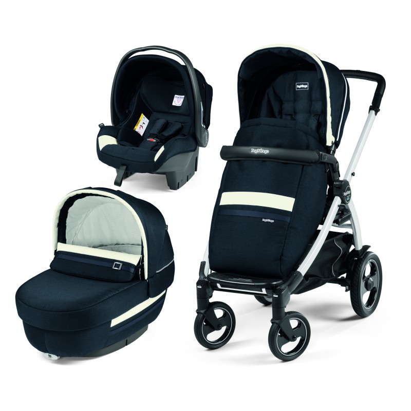 Carucior 3 In 1 Peg Perego Book Plus 51 S Titania White Luxe Prestige