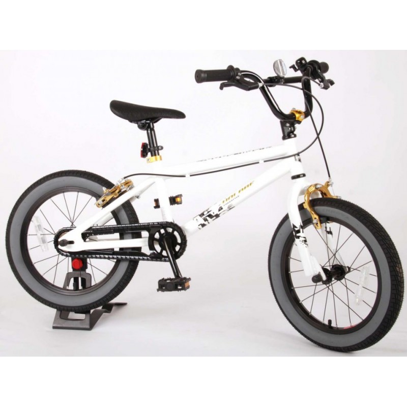 Bicicleta E L Cool Rider 16 inch alba