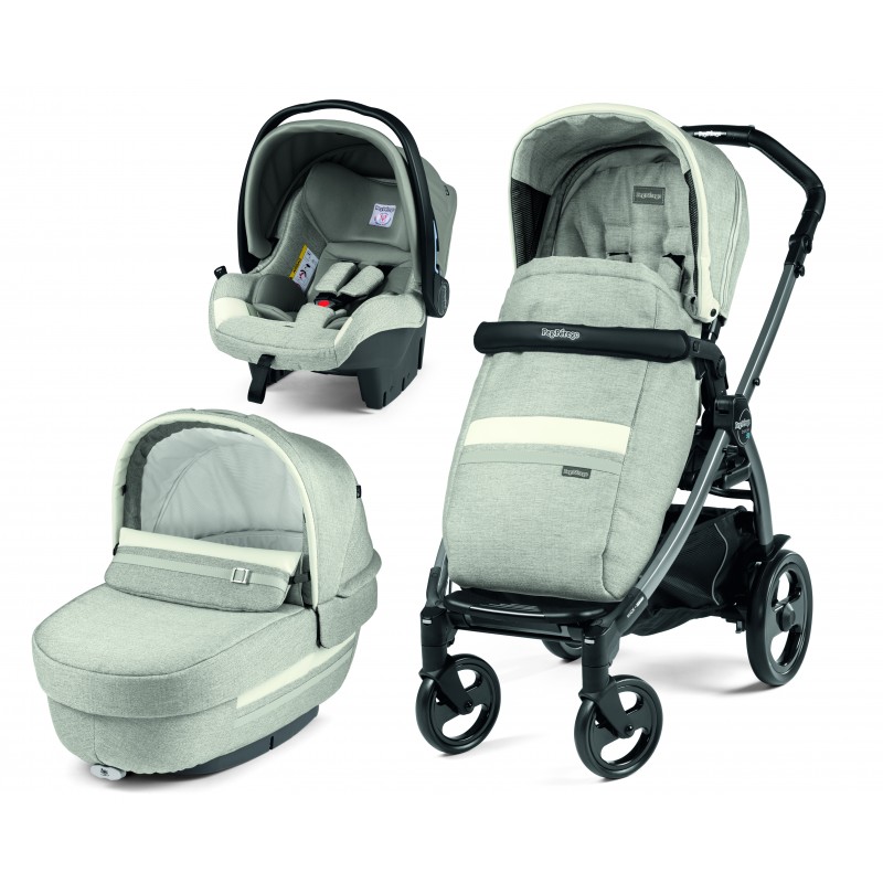 Carucior 3 in 1 Peg Perego Book Plus 51 Titania Luxe Pure