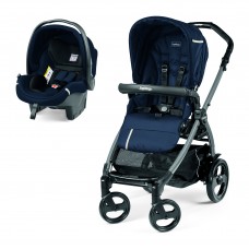 Carucior 2 in 1 Peg Perego Book 51 Titania Class Navy sasiu hamac scaun auto 0 22 kg