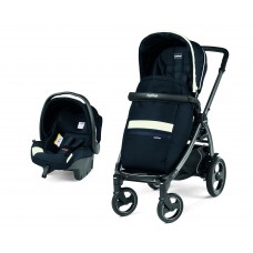 Carucior 2 in 1 Peg Perego Book 51 S Titania Luxe Prestige sasiu hamac scaun auto 0 22 kg