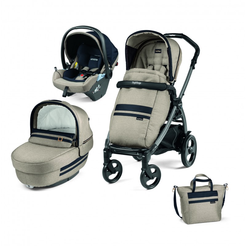 Carucior 3 in 1 Peg Perego Book 51 Titania Lounge Luxe Ecru