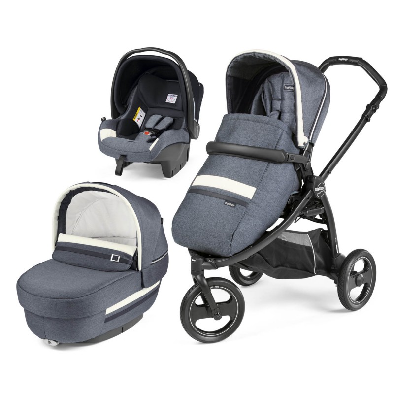 Carucior 3 in 1 Peg Perego Book Scout Matt Black Luxe Mirage