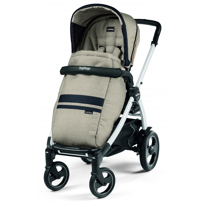 Carucior Peg Perego de la nastere Book 51 S Titania Luxe Ecru sasiu hamac 0 22 kg