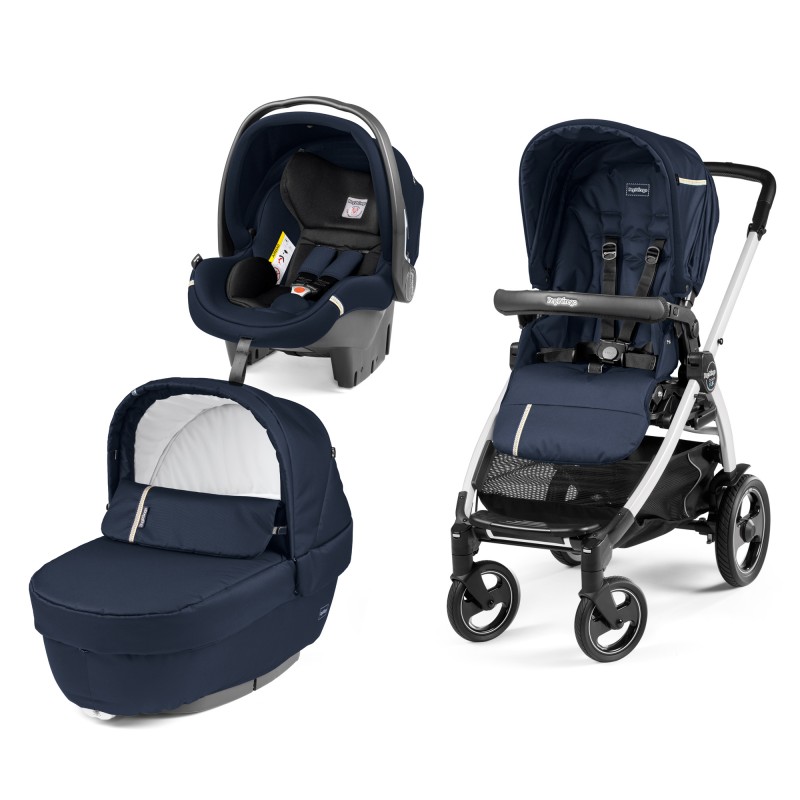 Carucior 3 In 1 Peg Perego Book Plus 51 S Titania White Class Navy