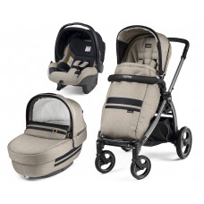 Carucior 3 In 1 Peg Perego Book Plus S Titania Luxe Ecru