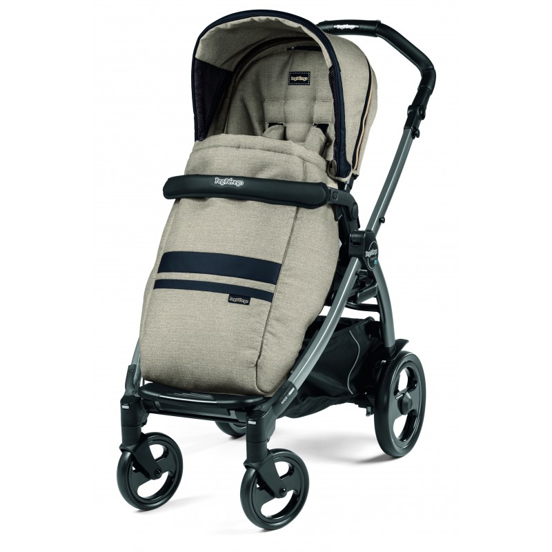 Carucior Peg Perego de la nastere Book 51 Titania Luxe Ecru sasiu hamac 0 22 kg