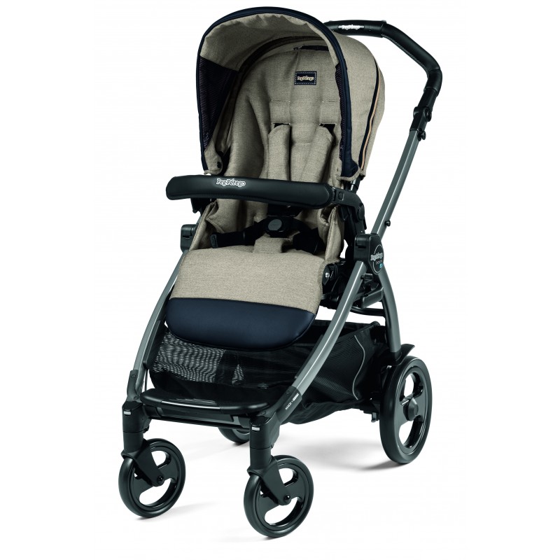 Carucior Peg Perego de la nastere Book 51 Titania Luxe Ecru sasiu hamac 0 22 kg