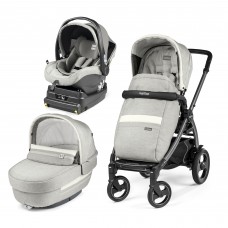 Carucior 3 In 1 Peg Perego Book Plus 51 S Titania baza i Size inclusa Luxe Pure