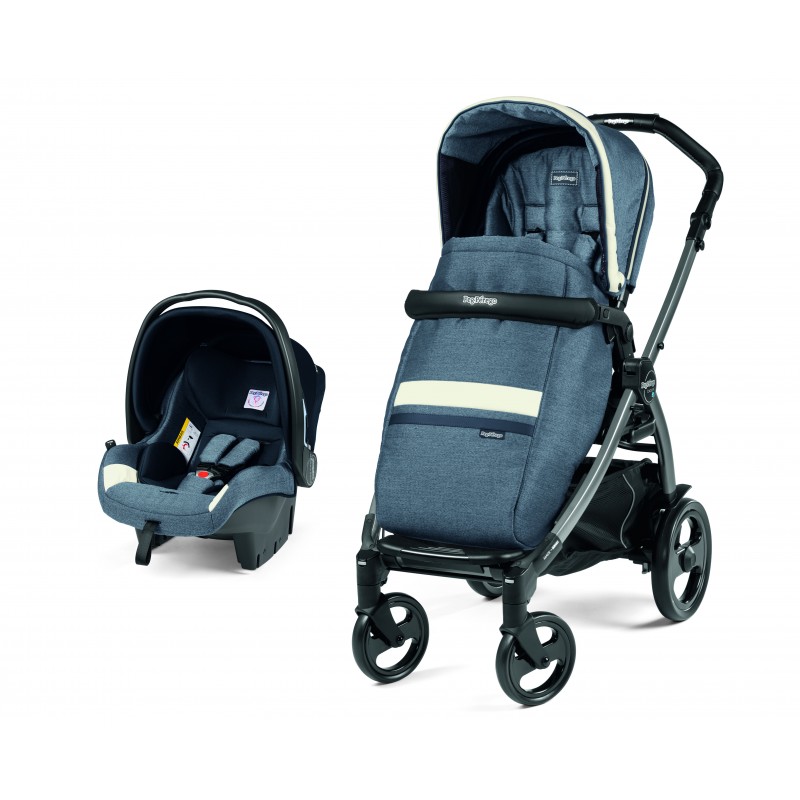 Carucior 2 in 1 Peg Perego Book 51 Titania Luxe Mirage sasiu hamac scaun auto 0 22 kg