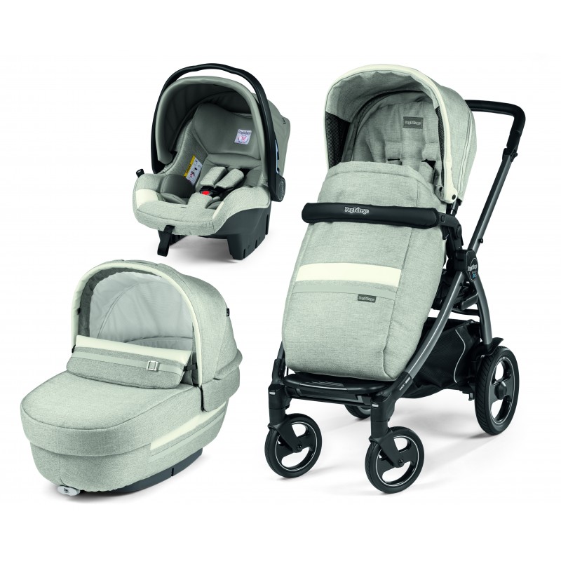 Carucior 3 In 1 Peg Perego Book Plus 51 S Titania Luxe Pure