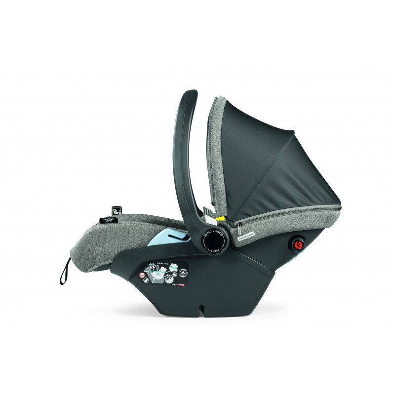 Carucior 3 in 1 Peg Perego Book Lounge 0 22 kg City Grey Gri Alb