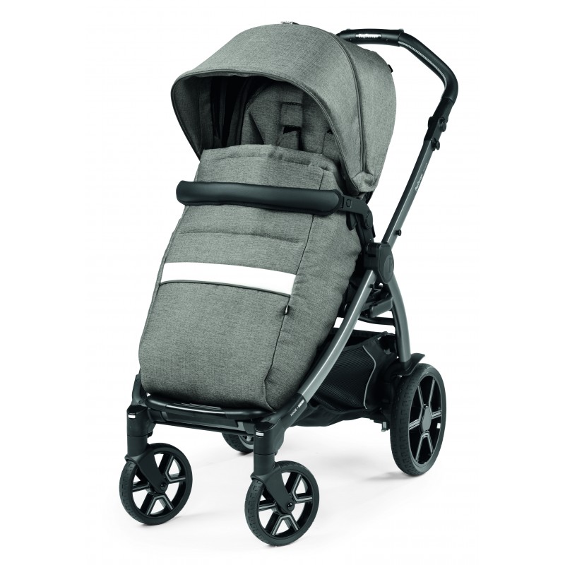 Carucior 3 in 1 Peg Perego Book Lounge 0 22 kg City Grey Gri Alb