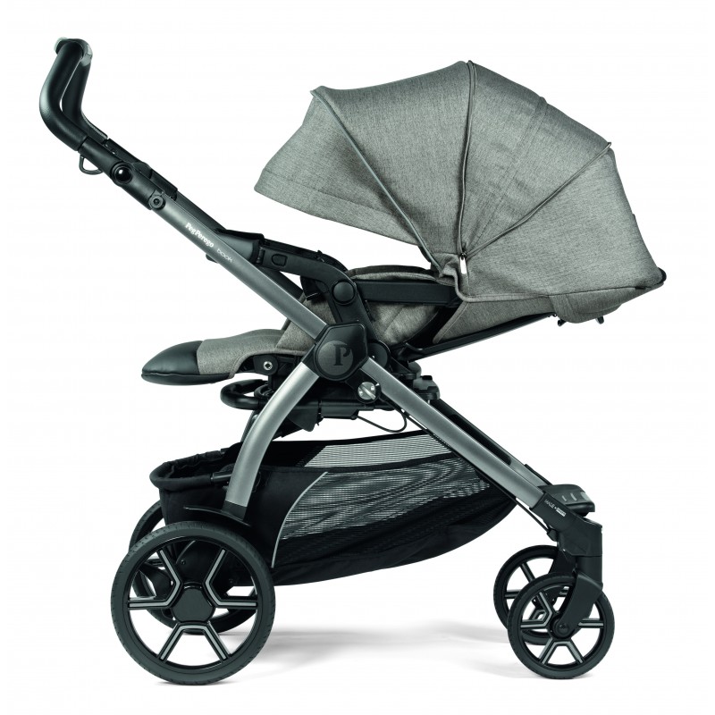 Carucior 3 in 1 Peg Perego Book Lounge 0 22 kg City Grey Gri Alb