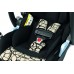 Carucior 3 in 1 Peg Perego Book Lounge 0 22 kg Graphic Gold Negru Bej