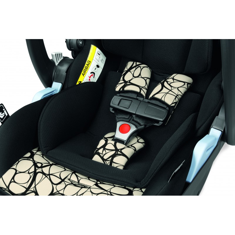 Carucior 3 in 1 Peg Perego Book Lounge 0 22 kg Graphic Gold Negru Bej