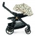 Carucior 3 in 1 Peg Perego Book Lounge 0 22 kg Graphic Gold Negru Bej