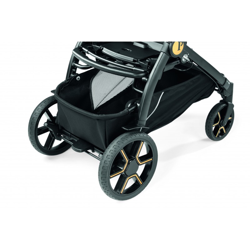 Carucior 3 in 1 Peg Perego Book Lounge 0 22 kg Graphic Gold Negru Bej