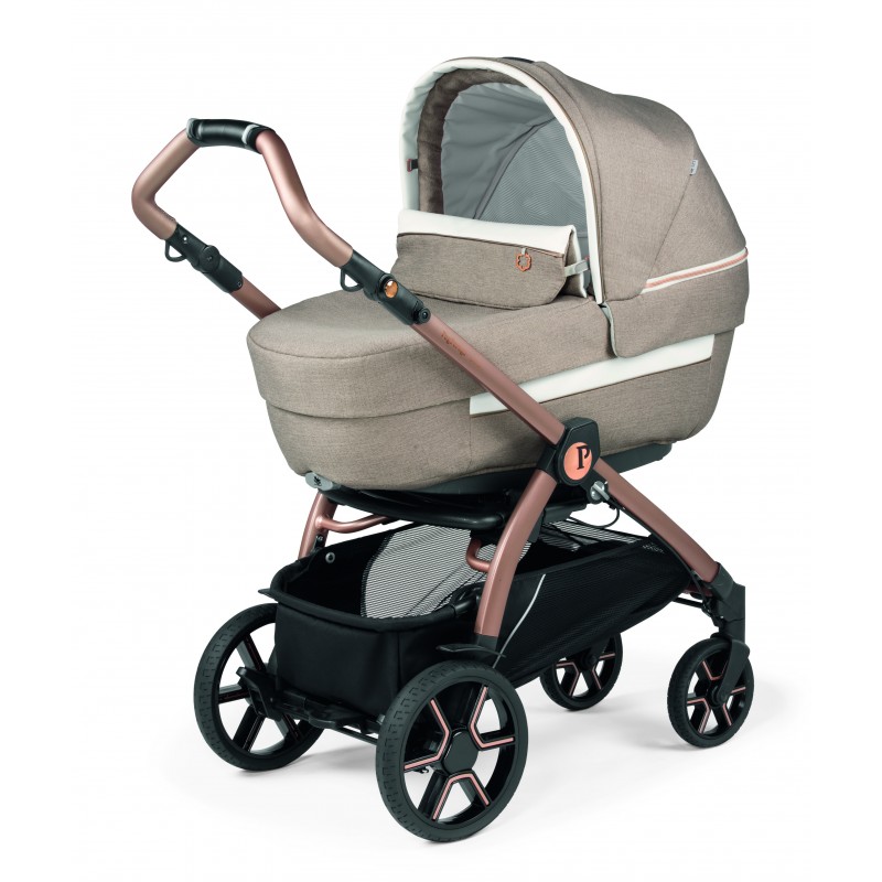 Carucior 3 in 1 Peg Perego Book Lounge 0 22 kg Mon Amour Bej Roz