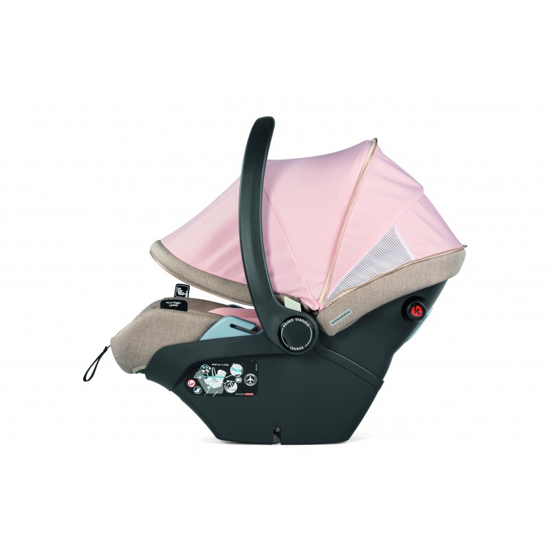 Carucior 3 in 1 Peg Perego Book Lounge 0 22 kg Mon Amour Bej Roz