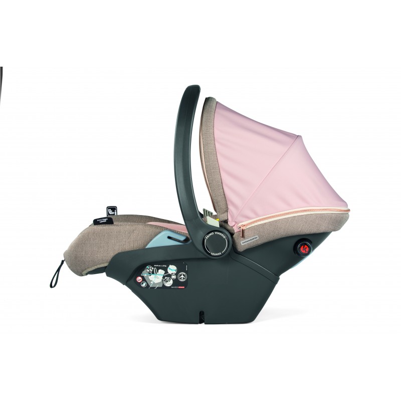 Carucior 3 in 1 Peg Perego Book Lounge 0 22 kg Mon Amour Bej Roz