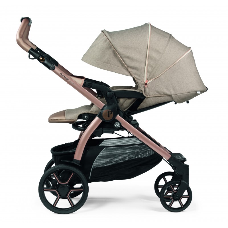 Carucior 3 in 1 Peg Perego Book Lounge 0 22 kg Mon Amour Bej Roz