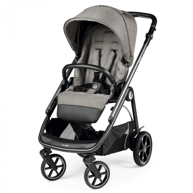 Carucior 3 in 1 Peg Perego Veloce Lounge  0 22 kg City Grey Gri Alb