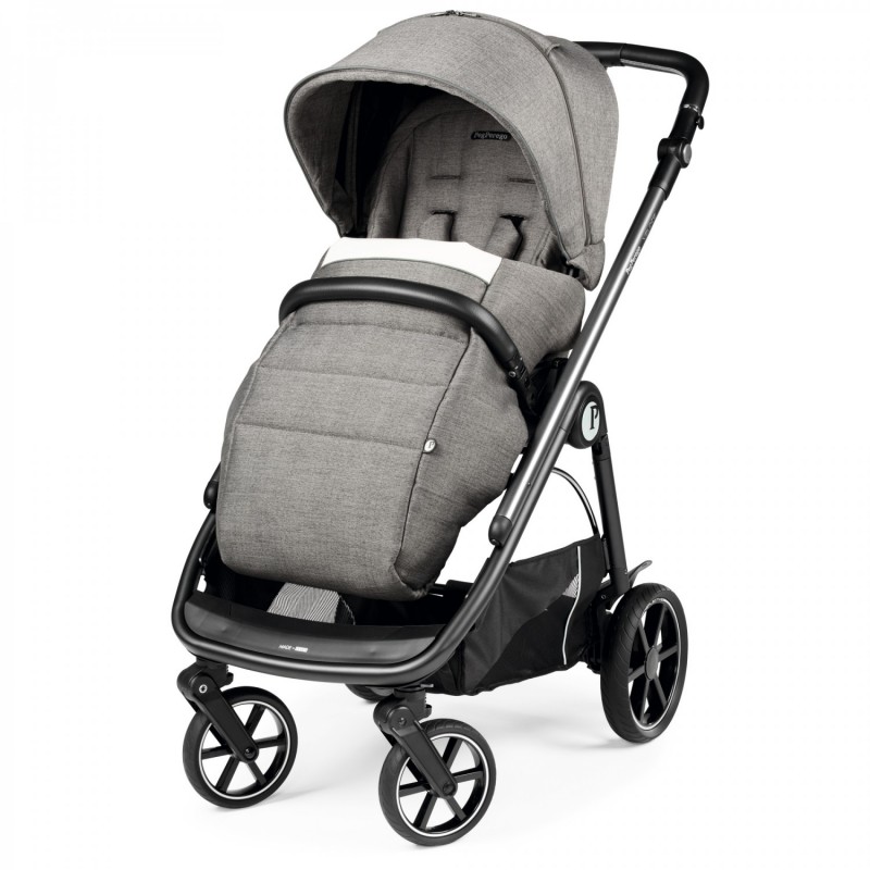 Carucior 3 in 1 Peg Perego Veloce Lounge  0 22 kg City Grey Gri Alb