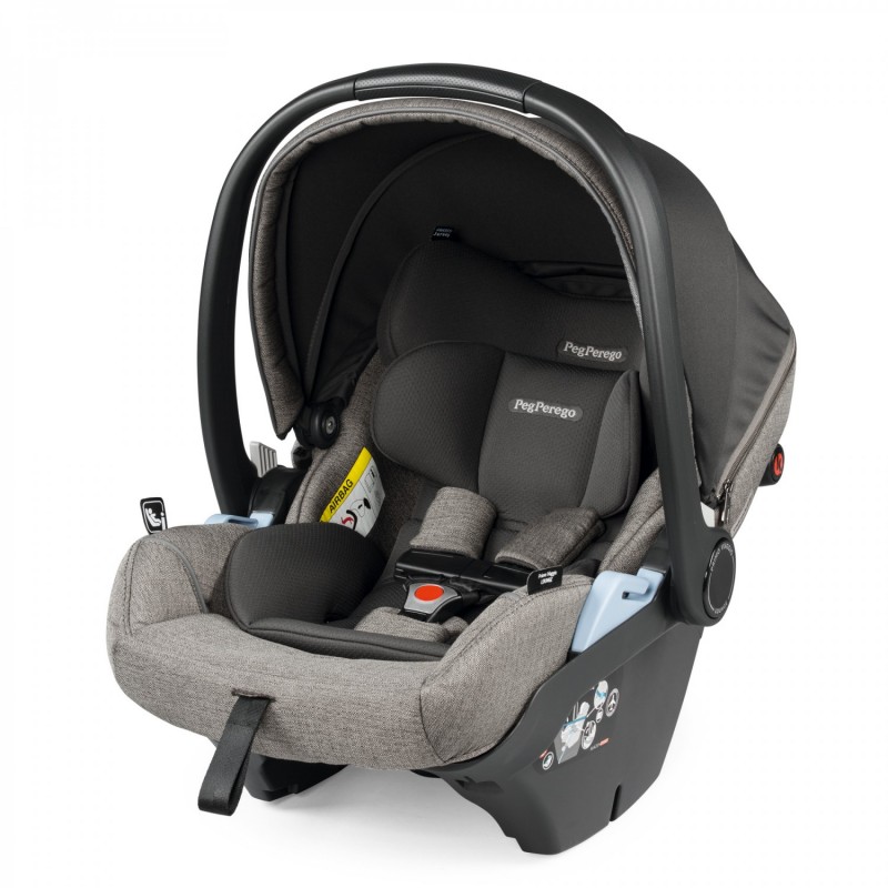 Carucior 3 in 1 Peg Perego Veloce Lounge  0 22 kg City Grey Gri Alb