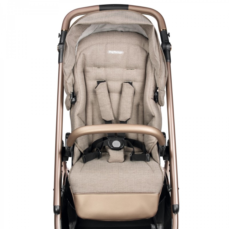 Carucior 3 in 1 Peg Perego Veloce Lounge  0 22 kg Mon Amour Bej Roz