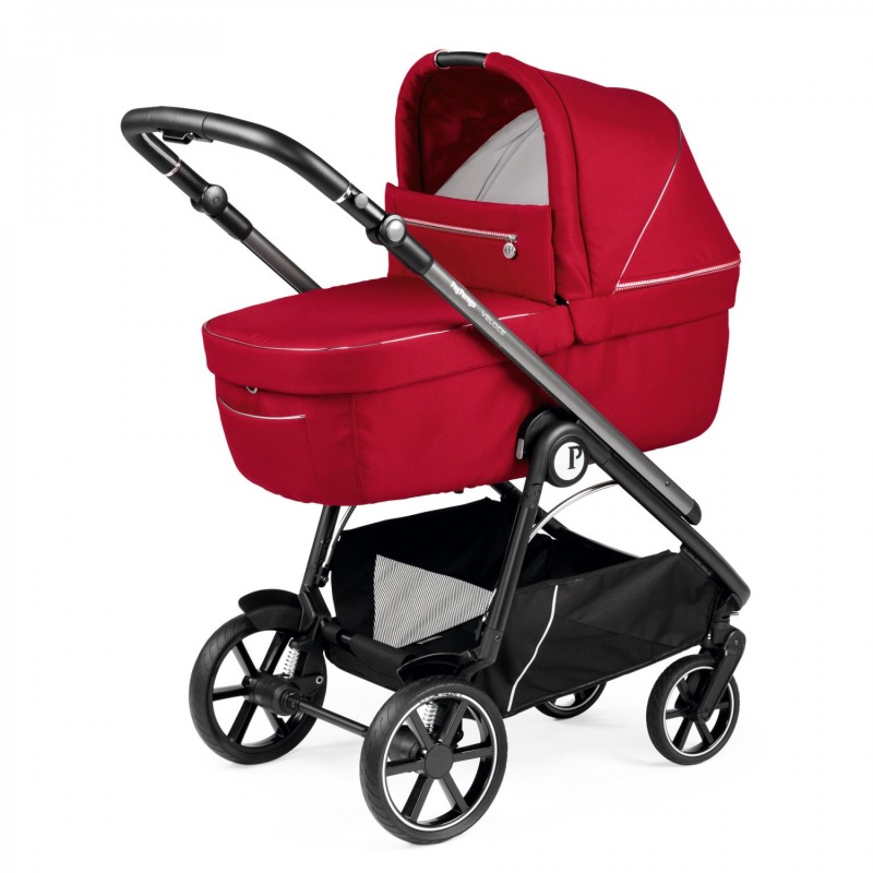 Carucior 3 in 1 Peg Perego Veloce Lounge  0 22 kg Red Shine Rosu