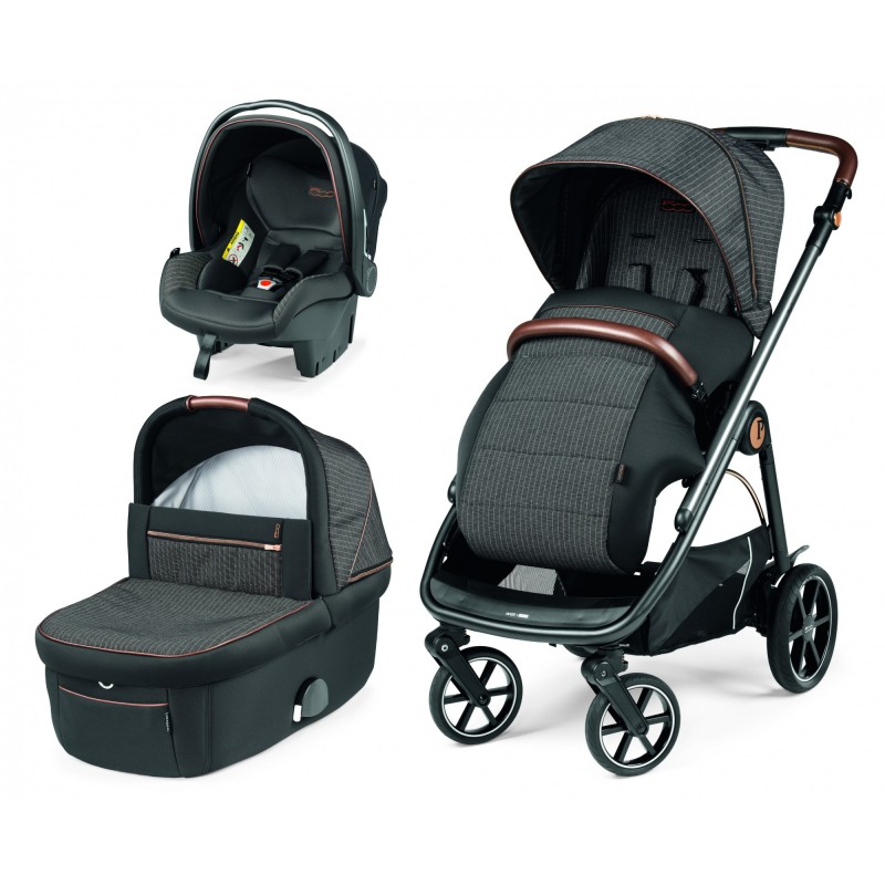 Carucior 3 in 1 Peg Perego Veloce Primoviaggio SL 0 22 kg 500 Negru Gri