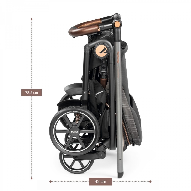 Carucior 3 in 1 Peg Perego Veloce Primoviaggio SL 0 22 kg 500 Negru Gri