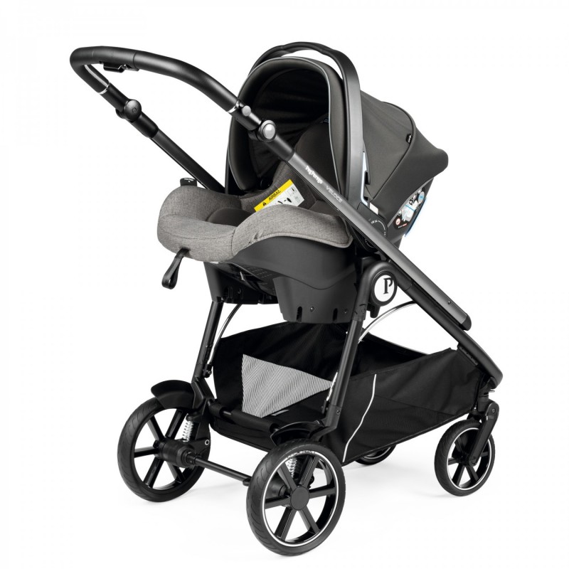 Carucior 3 in 1 Peg Perego Veloce Primoviaggio SL 0 22 kg City Grey Gri Alb