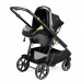 Carucior 3 in 1 Peg Perego Veloce Primoviaggio SL 0 22 kg Graphic Gold Negru Bej