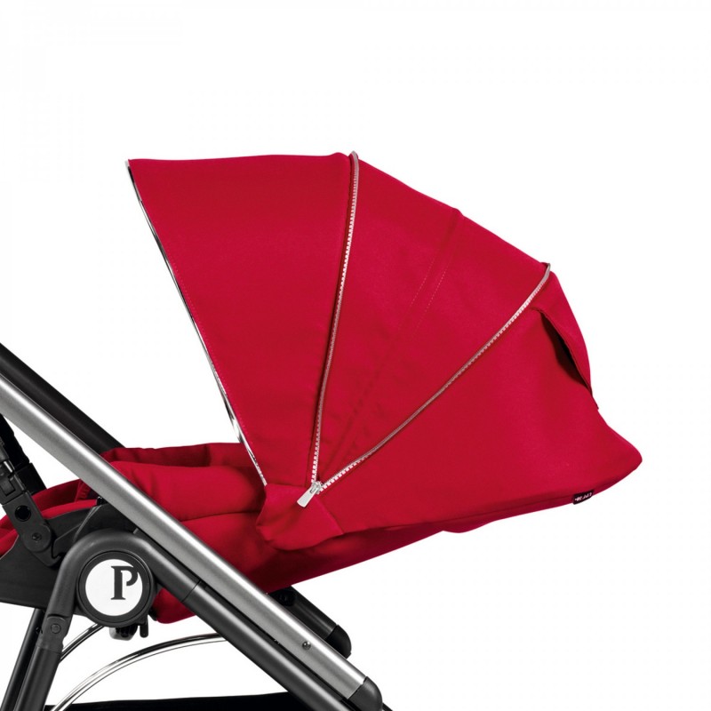 Carucior 3 in 1 Peg Perego Veloce Primoviaggio SL 0 22 kg Red Shine Rosu