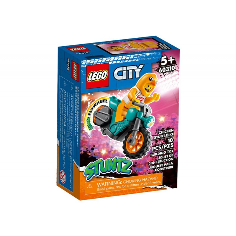 Motocicleta de cascadorii Gaina 60310 LEGO City