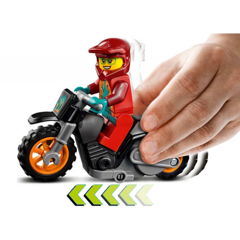 Motocicleta de cascadorii Flacara 60311 LEGO City