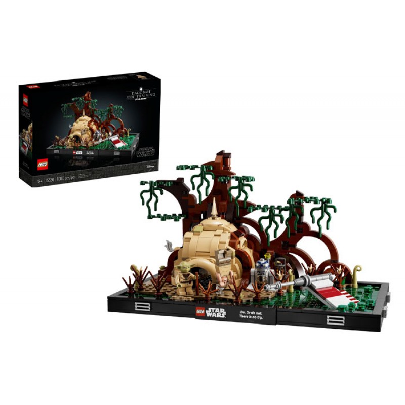 Diorama Antrenamentul Jedi de pe Dagobah LEGO Star Wars