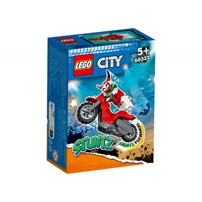 Motocicleta scorpion de cascadorii LEGO City 60332