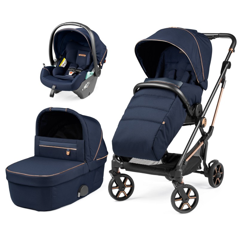 Carucior 3 in 1 Peg Perego Vivace Lounge Pagoda 0 22 kg Blue Shine