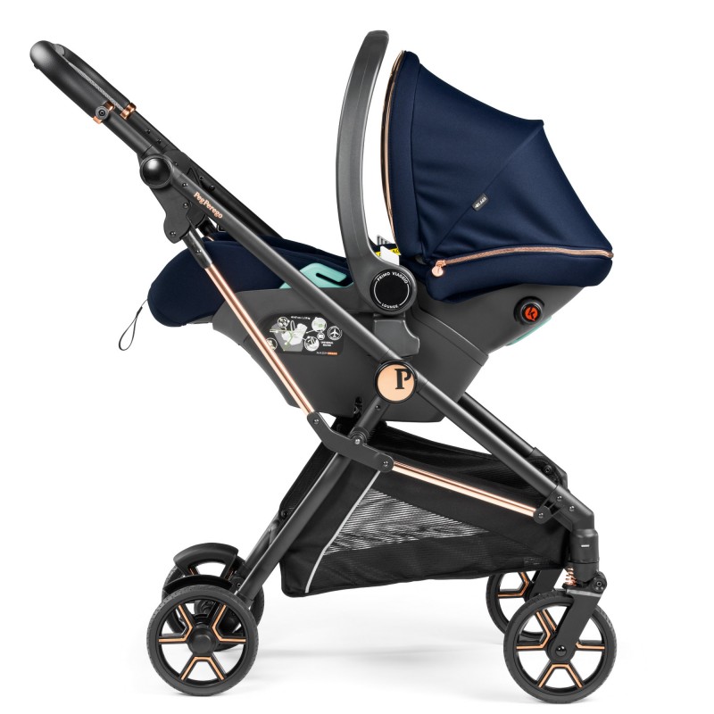 Carucior 3 in 1 Peg Perego Vivace Lounge Pagoda 0 22 kg Blue Shine