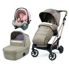 Carucior 3 in 1 Peg Perego Vivace SLK 0 22 kg Mon Amour Bej Roz