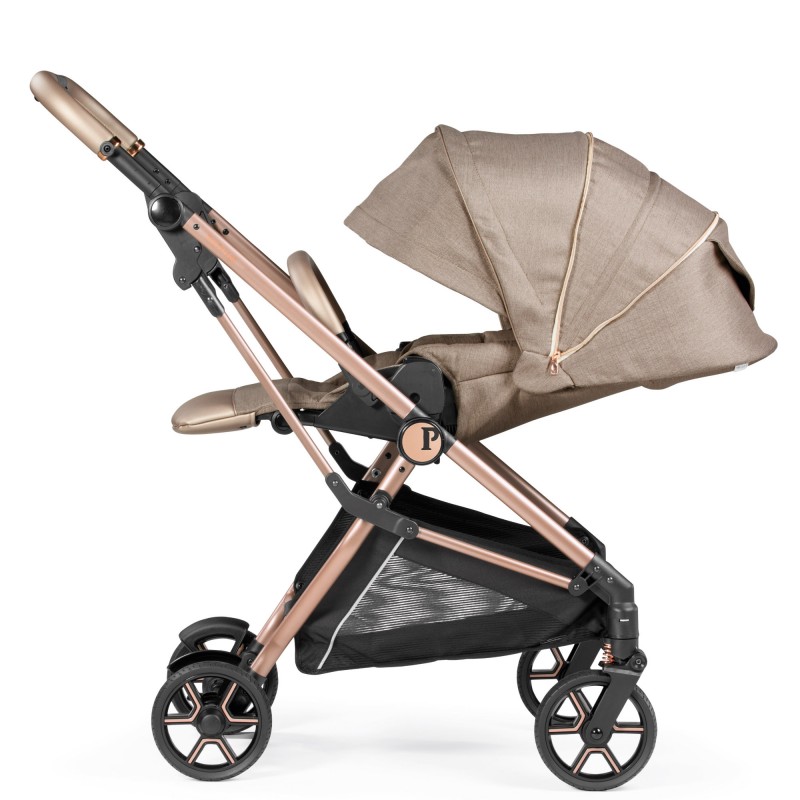 Carucior 3 in 1 Peg Perego Vivace SLK 0 22 kg Mon Amour Bej Roz