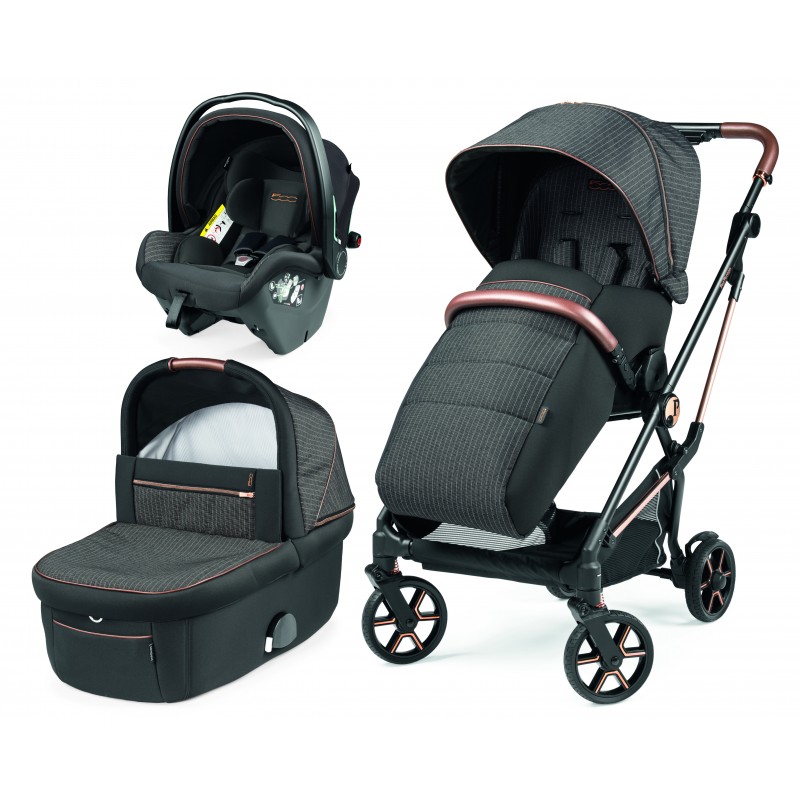 Carucior 3 in 1 Peg Perego Vivace SLK 0 22 kg 500 Negru Gri