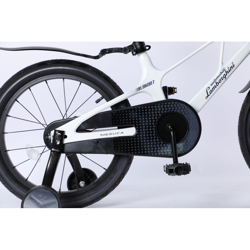 Bicicleta Lamborghini 16 inch cadru magneziu alba Mesuca