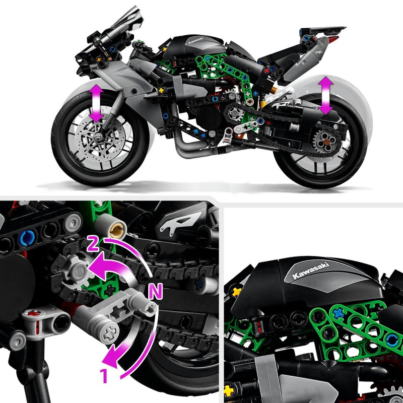 Motocicleta Kawasaki Ninja H2R LEGO Technic 42170