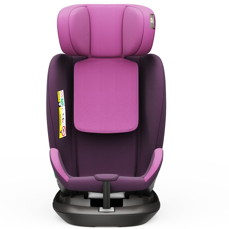 Scaun auto Platinum Deluxe i-Size Buf Boof cu isofix rotativ 360 grade Top Tether SIPS 40-150 cm 0-36 kg Purple